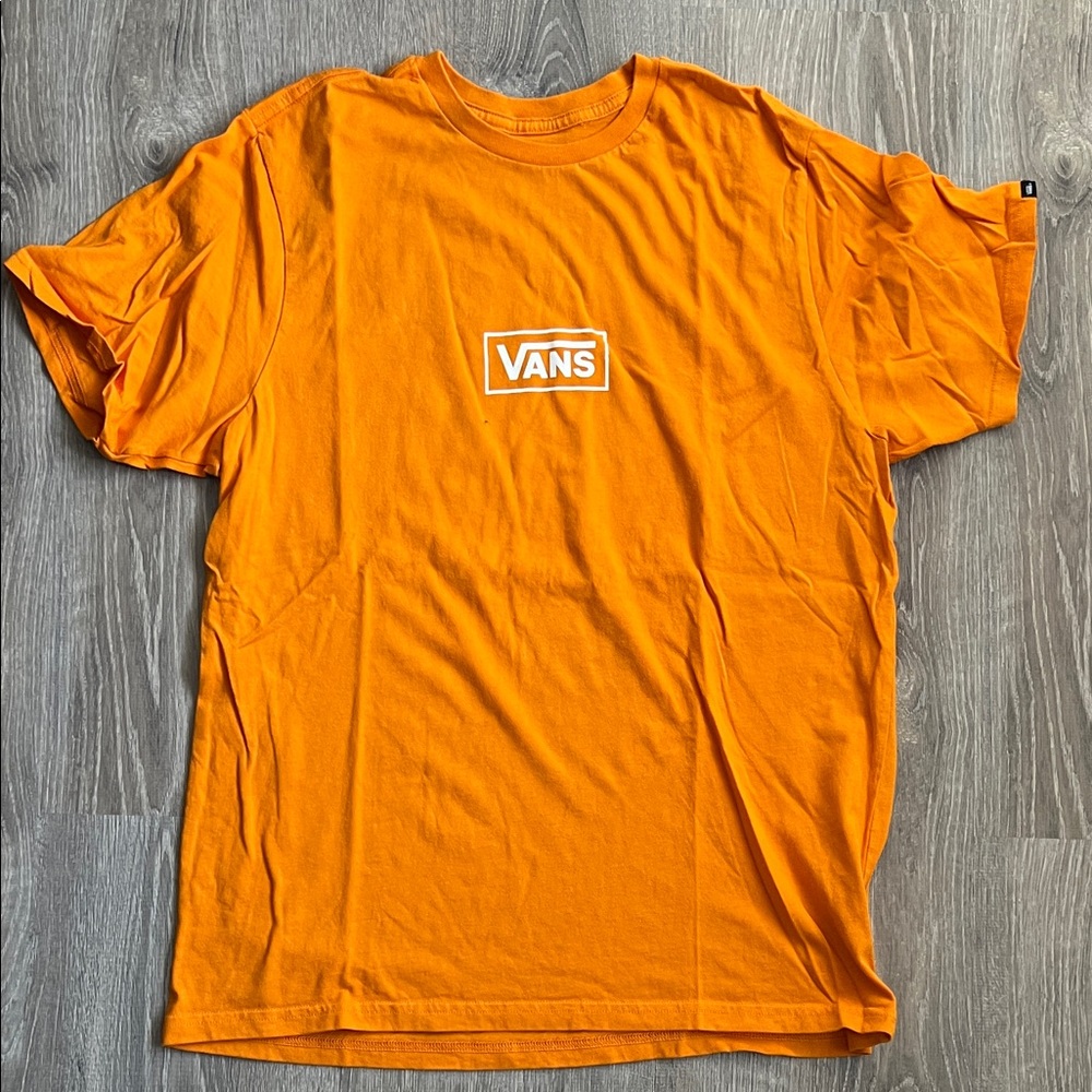 Vans New Men's Orange Short Sleeve Tee